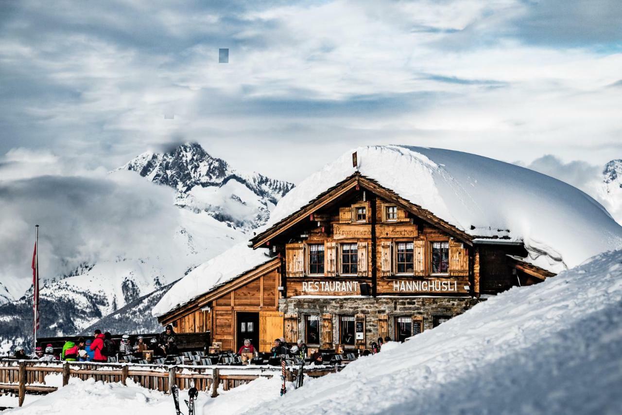 Chalet Heimetli Grachen Exterior photo